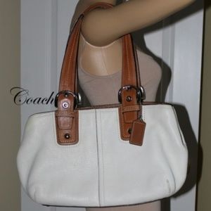 COACH "Alex" Soho Buckle Leather Satchel